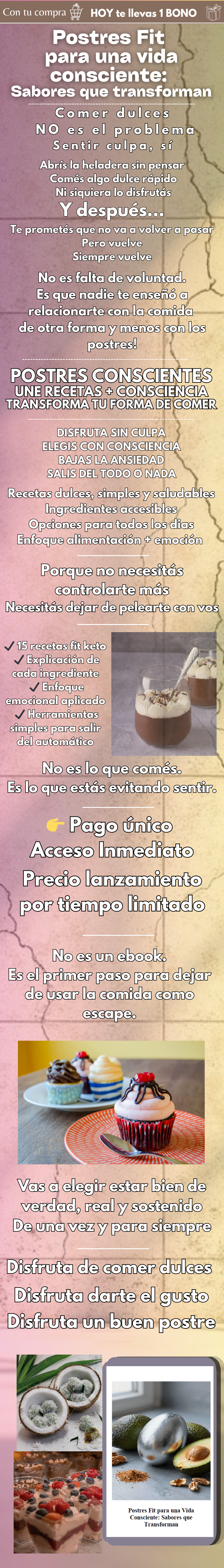 Postres Fit para una vida consciente: sabores que transforman